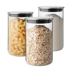 Opbevaringsglas - 3 Stk.