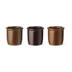 Knabstrup Keramik Syltekrukke - 3 Stk.