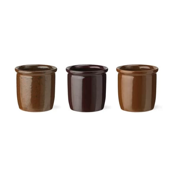 Knabstrup Keramik Syltekrukke - 3 Stk.