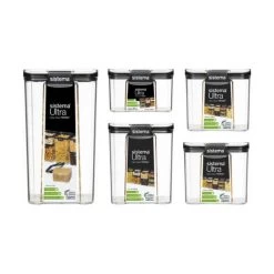 Sistema Ultra Opbevaringsbokse - 5-pak